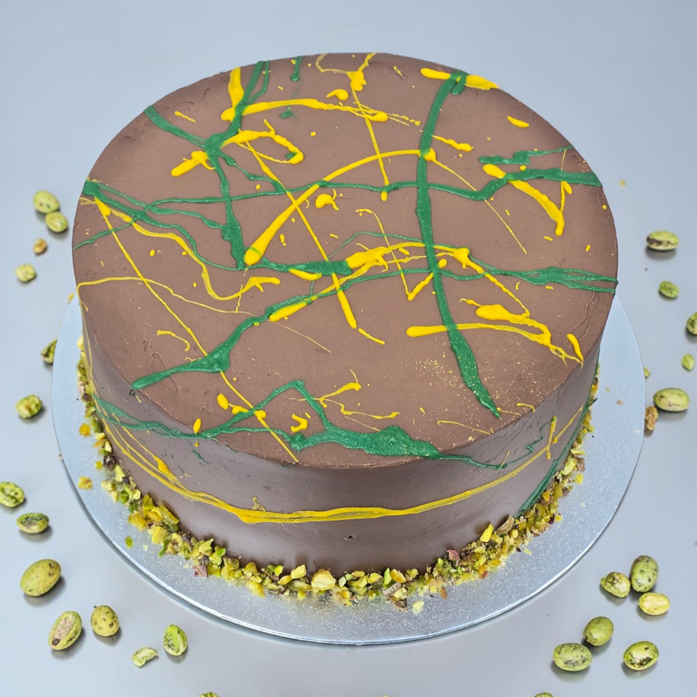 Dubai Chocolate Cake