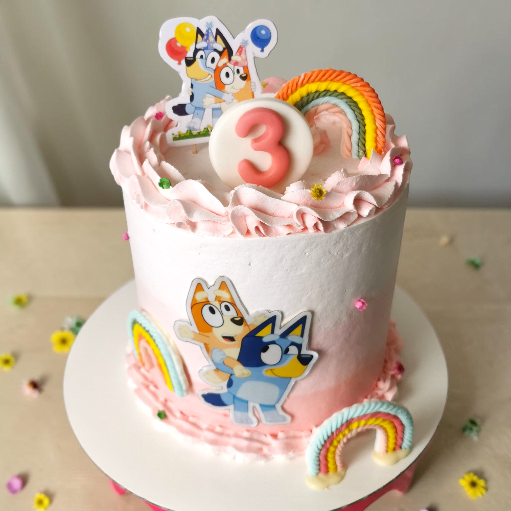 Rainbow Bluey Cake - Image 2