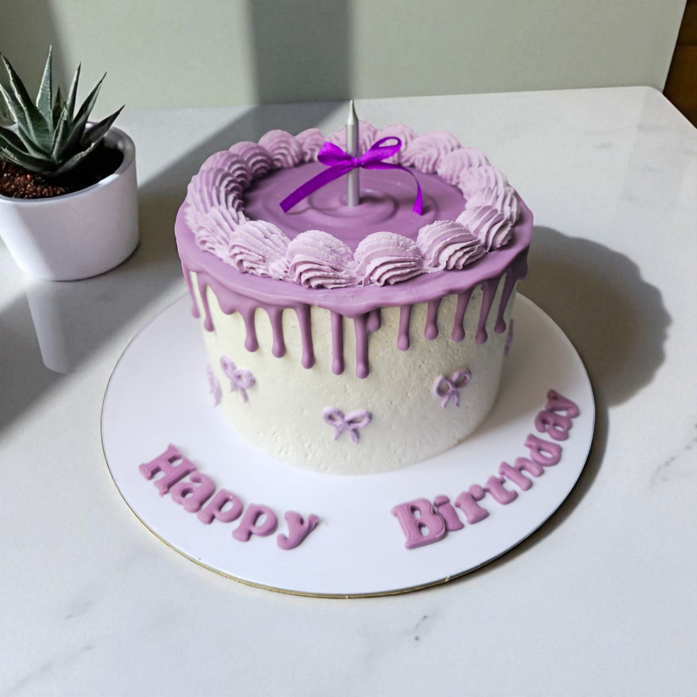 Lavender Drip Cake - Image 2