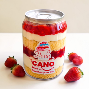 Strawberry Cano Cake
