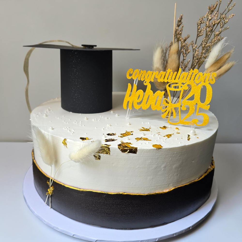 Soft Success Graduation Cake