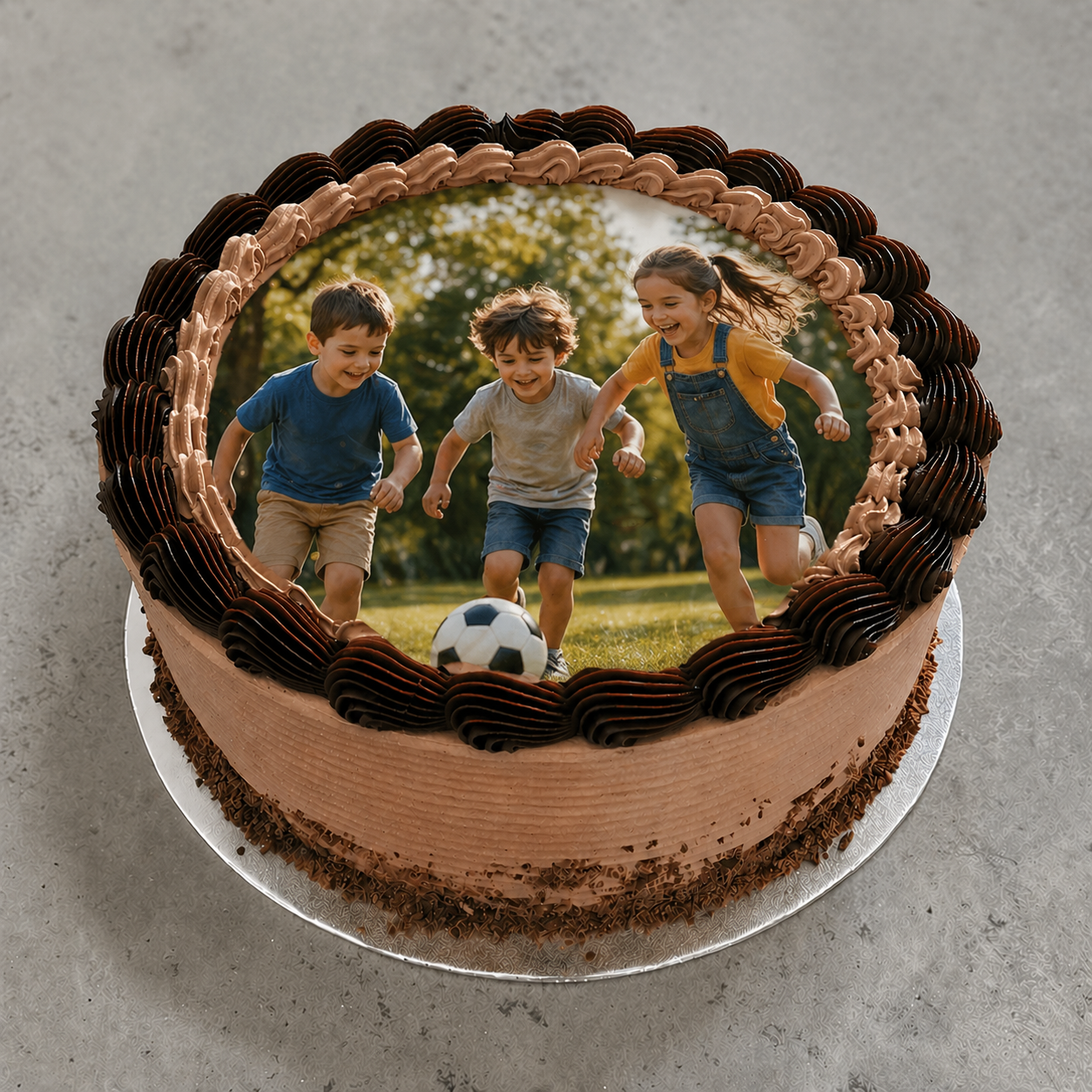 Choco Photo Cake - Image 2