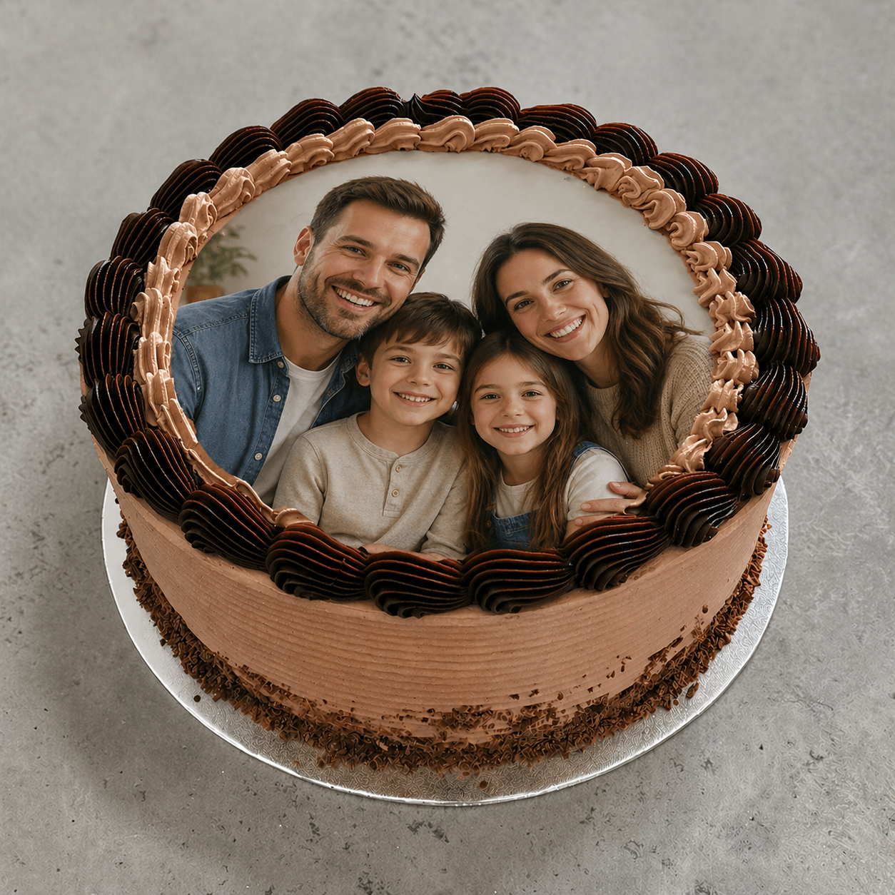 Choco Photo Cake