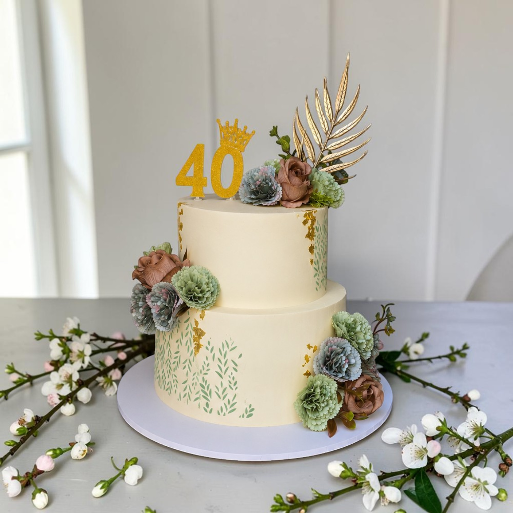 Botanical Elegance Cake - Image 2